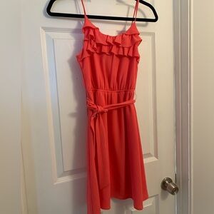 Girls Size 12 Coral color dress